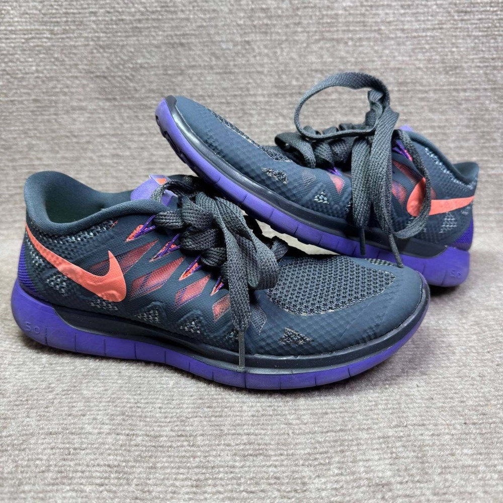 Nike Free 5.0 Womens 8 Hyper‎ Grape Running Athletic Performance 642199-004